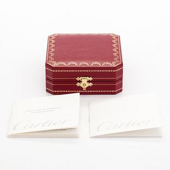 Cartier, pöytäkello, Cartier Tank Francaise Dual-Time, 35 x 41 (82) mm.