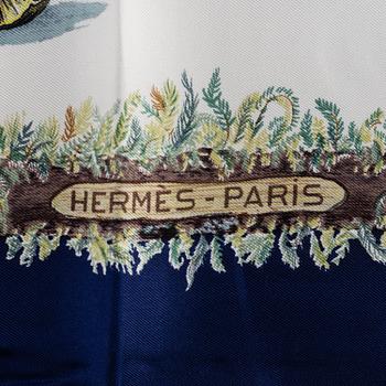 HERMÈS, scarf, 'Champignons'.
