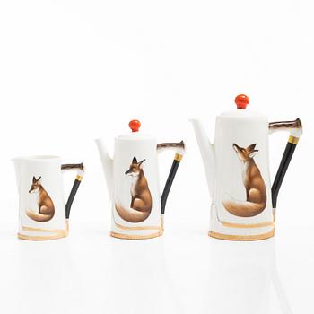 Royal Doulton, coffee service, 10 pieces, “Reynard the Fox”, England.