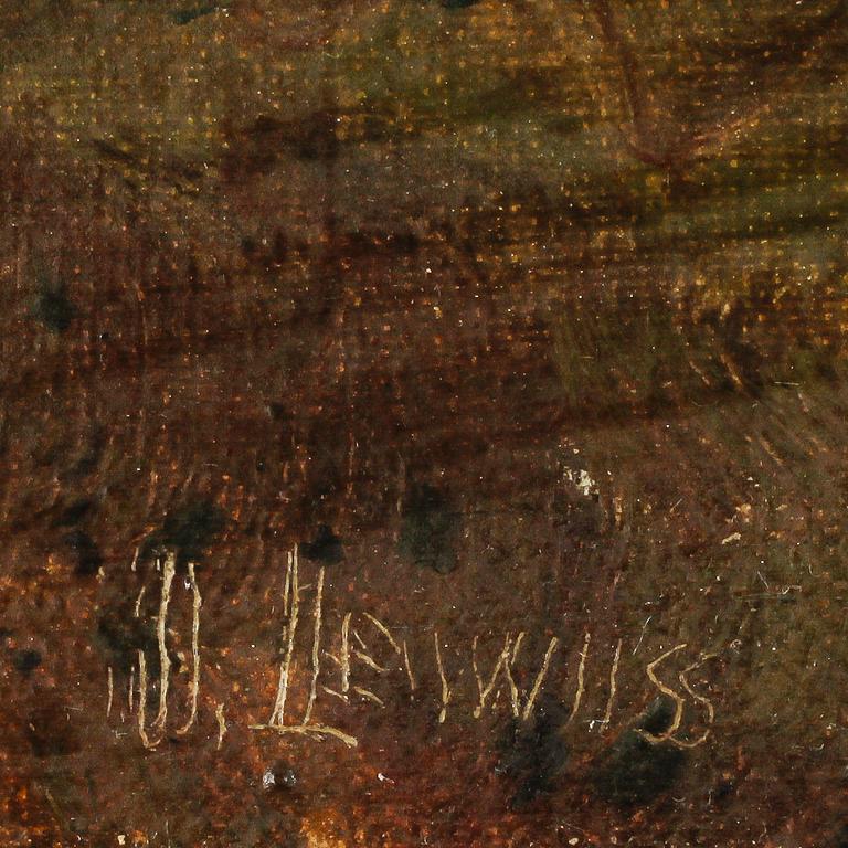OKÄND KONSTNÄR, olja på duk, England, signerad, 1800-tal.