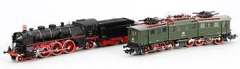 PARTI LOK, 2 st, Märklin H0 3318 samt 3329, 1900-talets andra hälft.