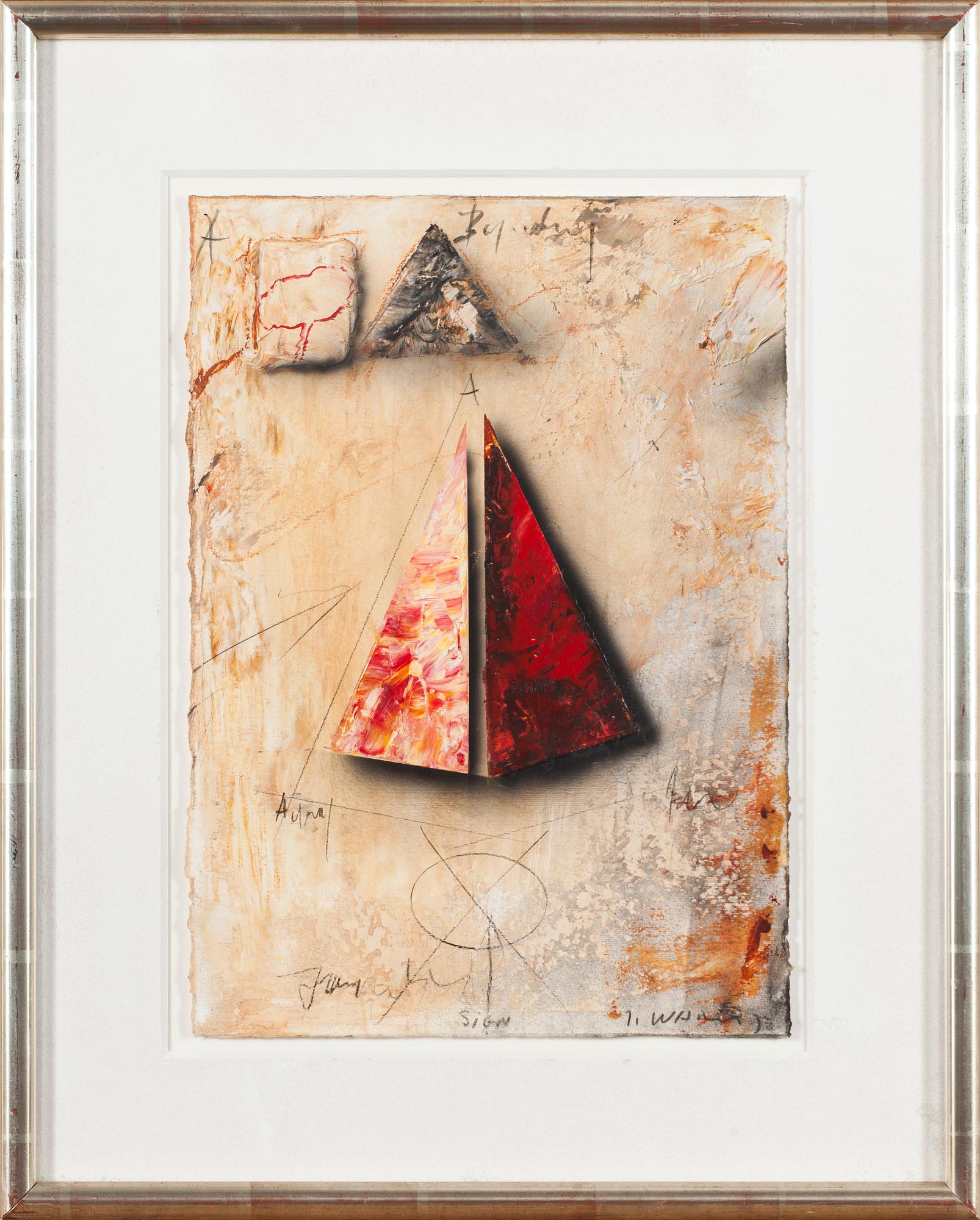 JÖRGEN WARING, blandteknik, signerad.