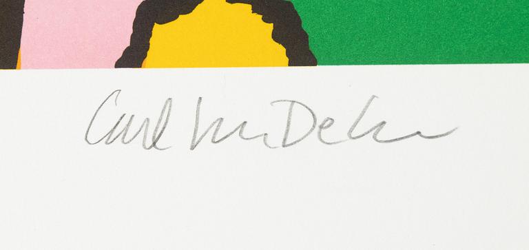 Carl Johan De Geer, lithograph in colours, 2019/20, signed 4/250.