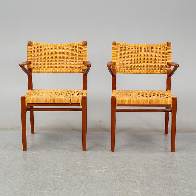 A pair of armchairs, second half of the 20th century.