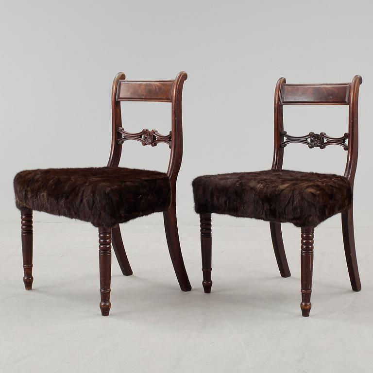 STOLAR, ett par, England, 1800-tal.