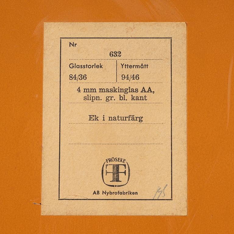 A mirror, Fröseke, second half of the 20th century.