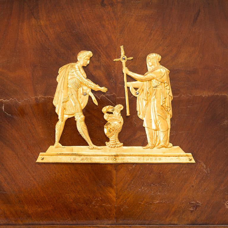 Spegel, biedermeier, 1800-talets mitt.