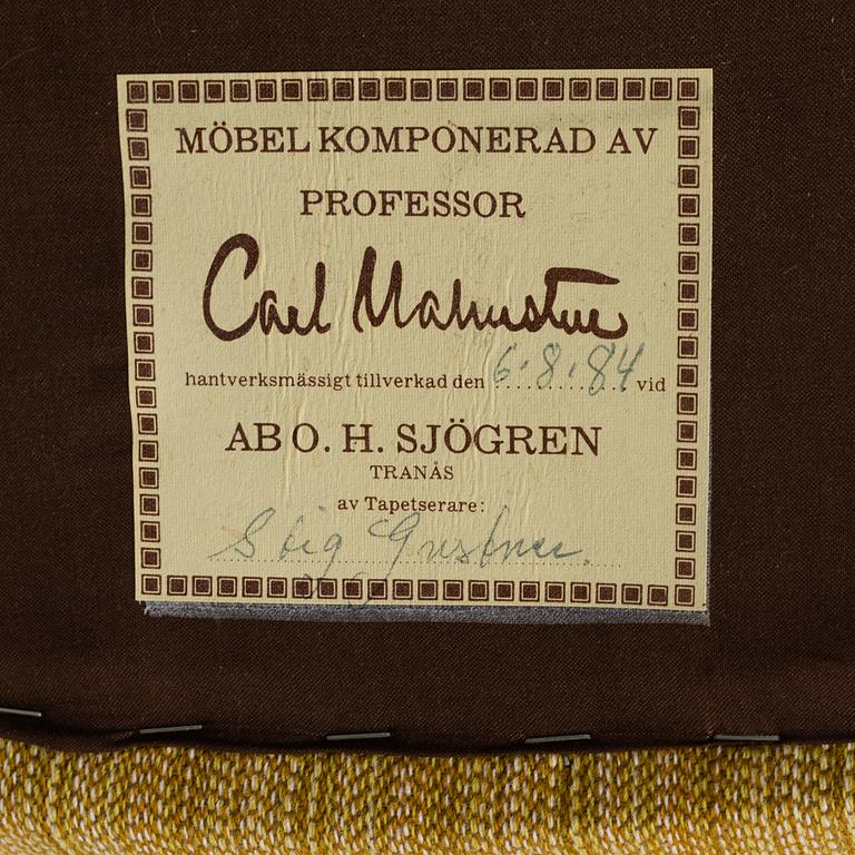 CARL MALMSTEN, fåtölj "Farmor", 1900-talets andra hälft.