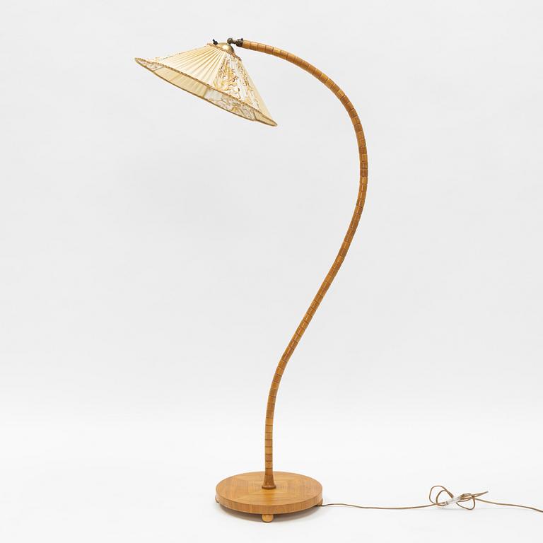 A Swedish modern 1940's floor lamp.