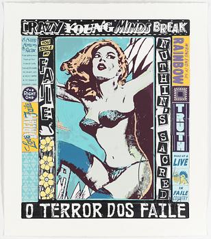 FAILE (PATRICK MCNEIL & PATRICK MILLER), screentryck, signerad o numrerad 395/450. Daterad 2014.