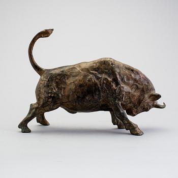 PIERRE CHENET, a bronze sculpture, signed.