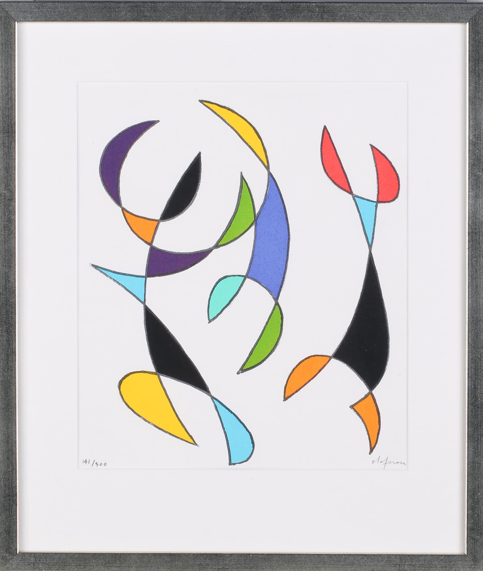 PIERRE OLOFSSON, litografi, signerad och numrerad 141/300.