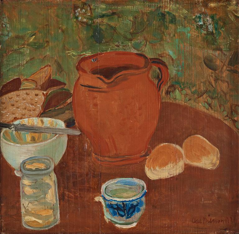 Axel Nilsson, oil on panel, Signed Axel Nilsson and dated 1921.