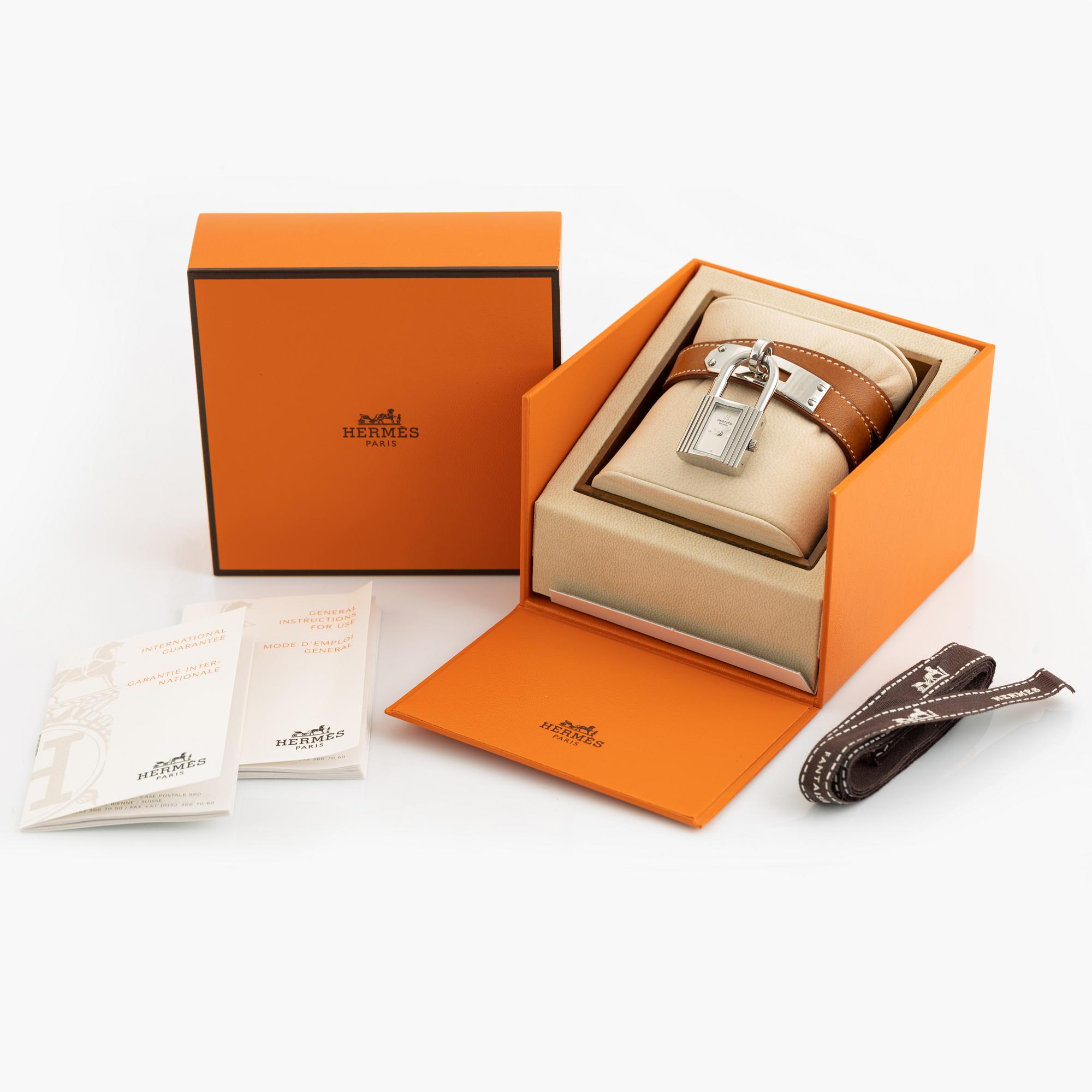 Hermès, armbandsur, "Kelly Lock", 2004.