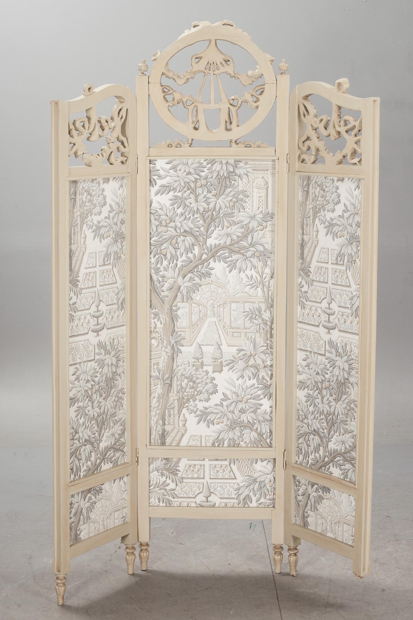 VIKSKÄRM, Gustaviansk stil,1800-tal.