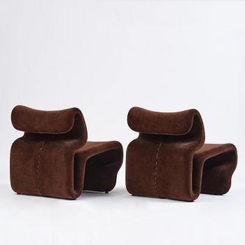 Jan Ekselius, a pair of “Etcetera” armchairs, Artilleriet Ateliers, Sweden, post 2018.