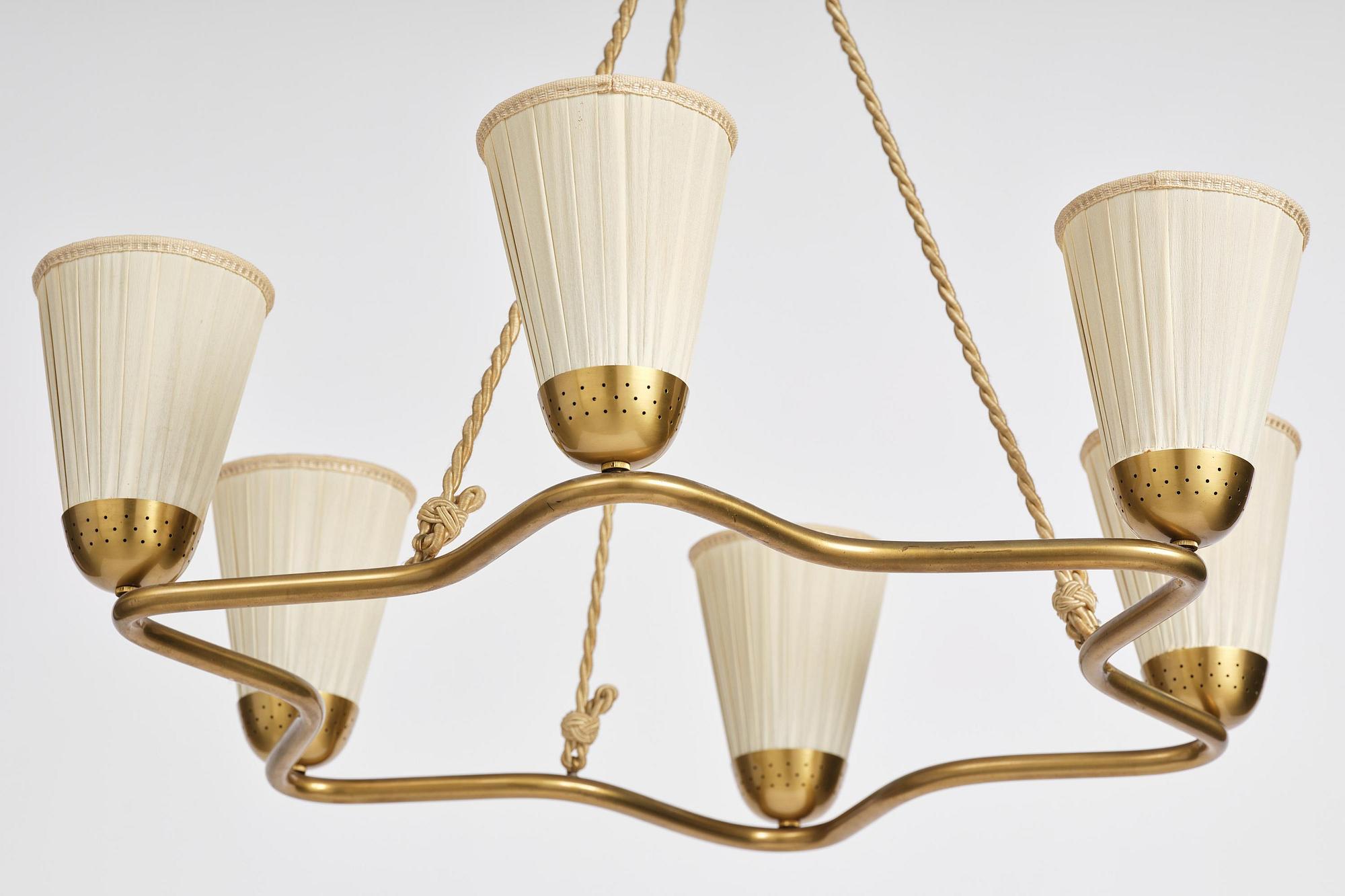 Bergboms, taklampa, Swedish Modern, Malmö, 1950-tal.