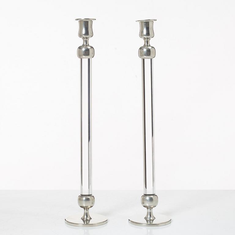 Josef Frank, candlesticks, a pair, "Pelare", Svenskt Tenn, 2001.
