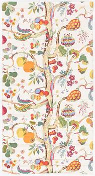 Josef Frank, Roller blind, "Vegetable Tree", Svenskt Tenn.