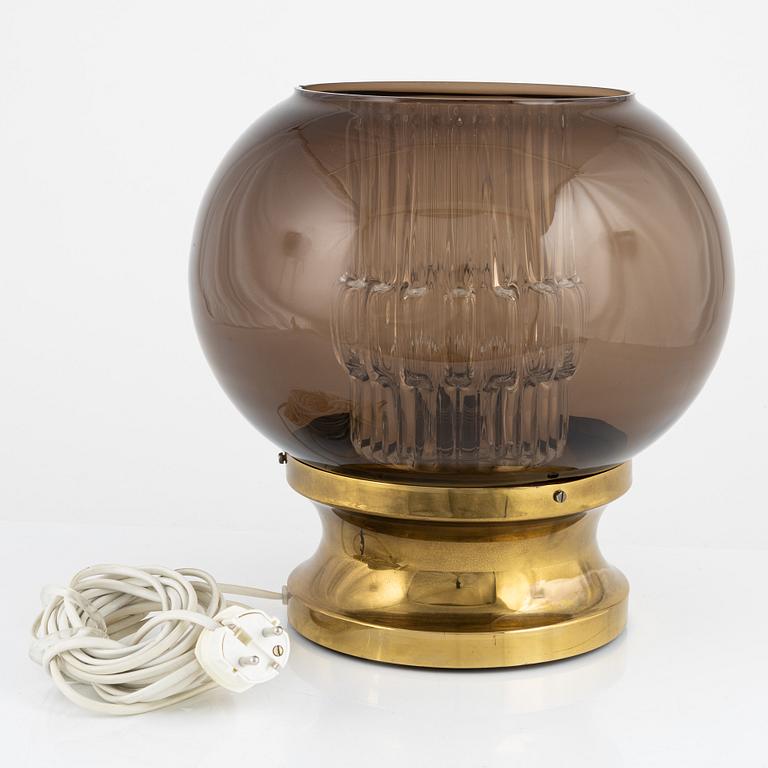 Carl Fagerlund, bordslampa, Orrefors.