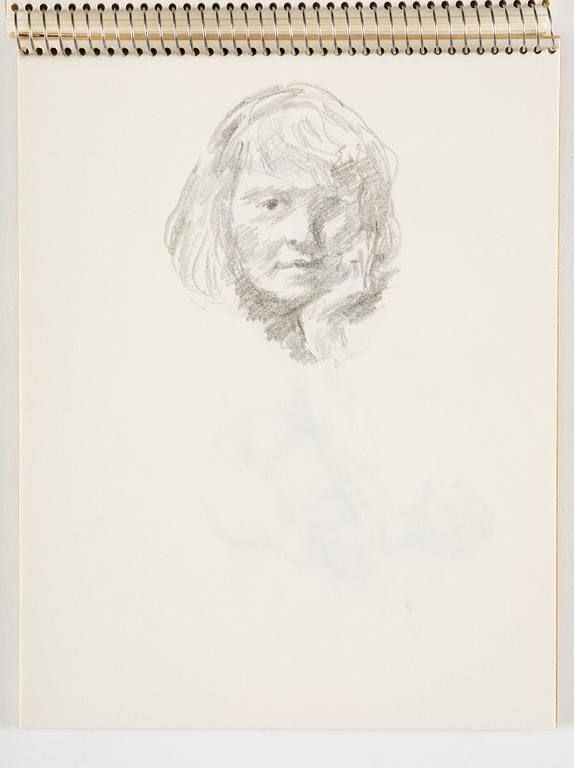 Lotte Laserstein, Sketchbook with approximately 42 drawings, of which 1 is signed.