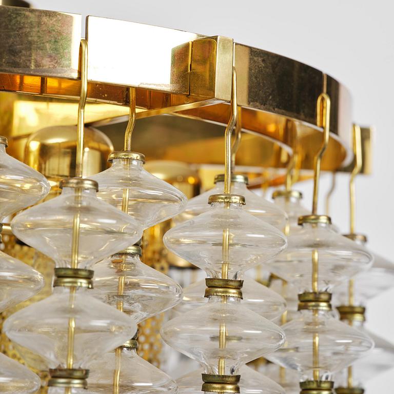 Hans-Agne Jakobsson, an "Estrella" ceiling lamp model "T 580", Hans-Agne Jakobsson AB, Markaryd, 1960s-70s.