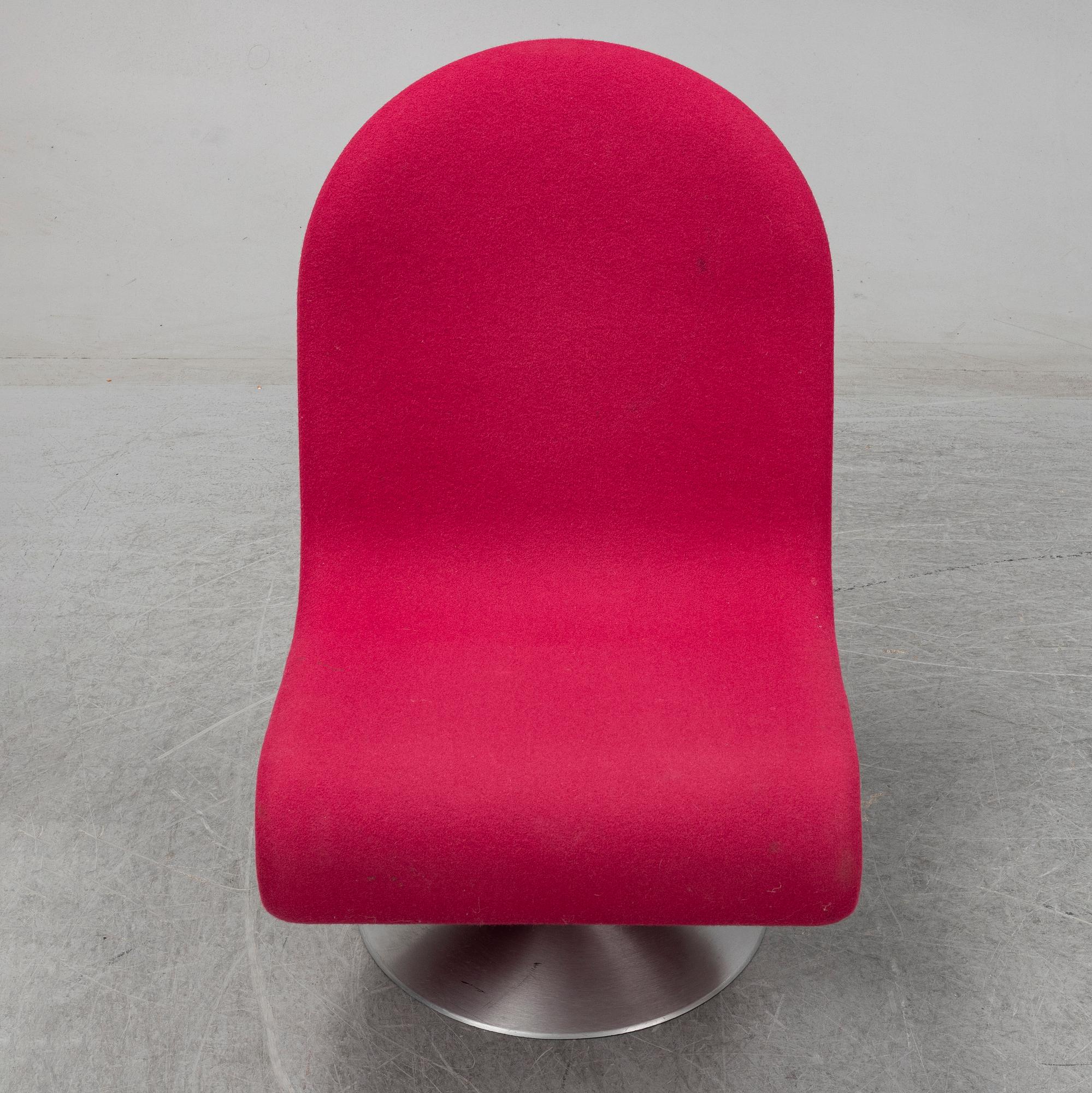 VERNER PANTON, stol/fåtölj, "System 1-2-3", Danmark.