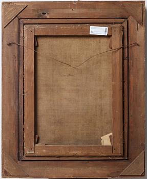 Salvator Rosa Circle of, Rocky landscape with two figures.