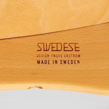 Yngve Ekström, fåtölj med fotpall, "Lamino", Swedese.
