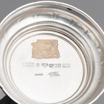 Cup, silver, Tage Göthlin, Tenn & Silver Ab, Tesi, Gothenburg 1976.