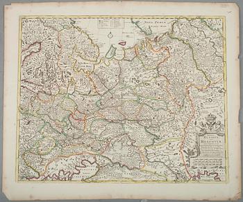 KARTA, Imperii Russici sive Moscoviæ, Per F. de Witt, I. Covens et C. Mortier ca 1730.