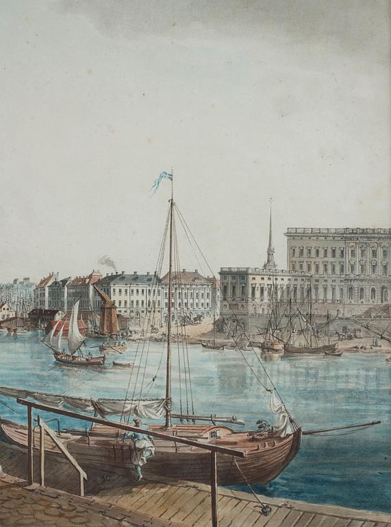 Johan Fredrik Martin, ”Stockholm åt Saltsjön" (Frölich: "Utsigt af Stockholm tagen ifrån ingången till Blasieholmen").