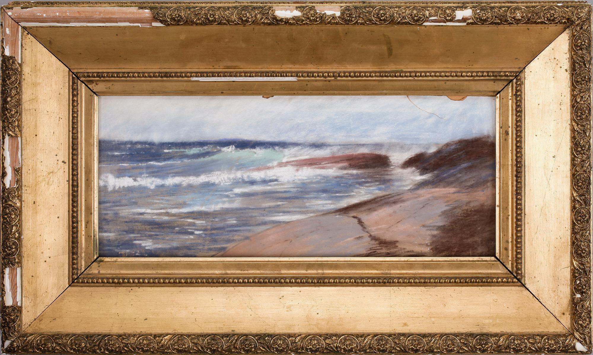CARL BRANDT, pastell, sign på bakstycke.