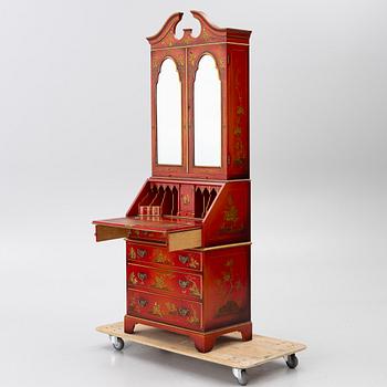 Writing cabinet, chinoiserie style, 20th century.