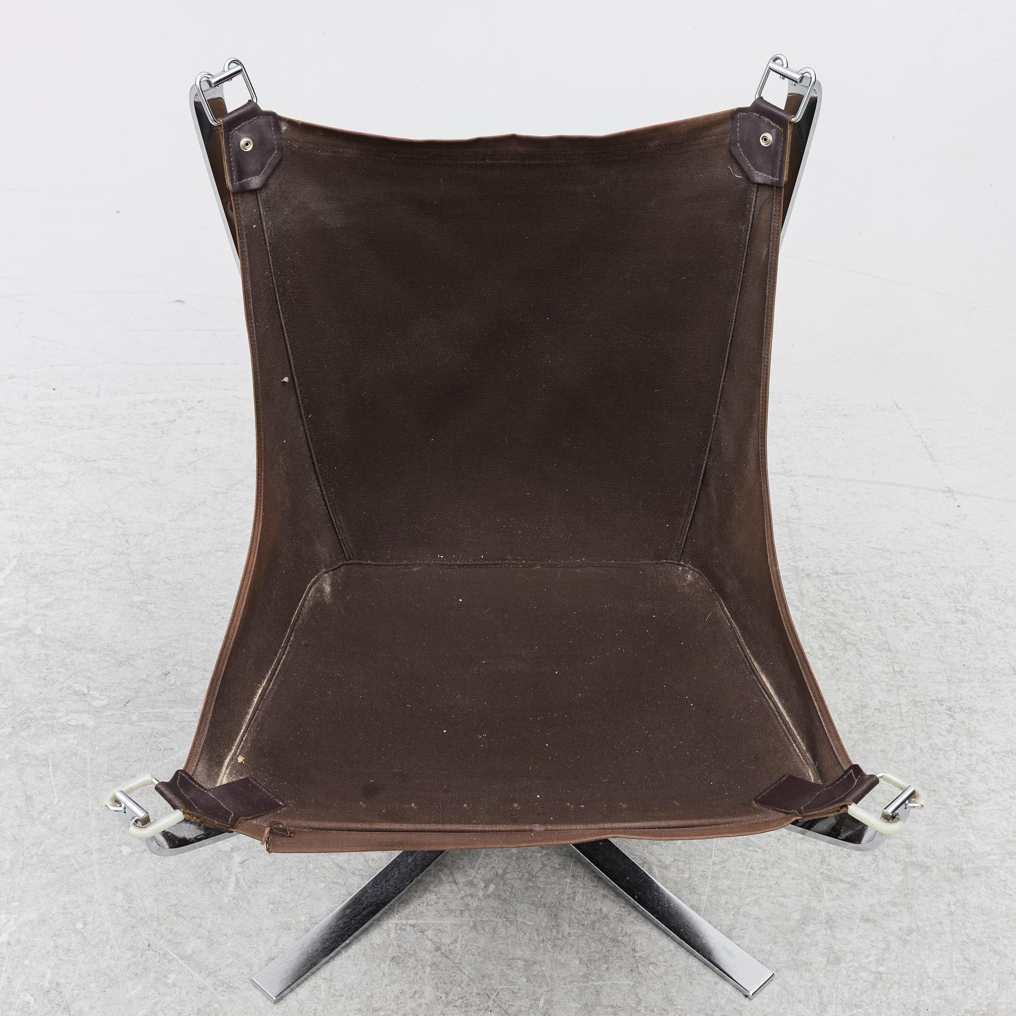 Sigurd Ressel, fåtölj, "Falcon", Vatne Möbler, Norge, omkring 1970.