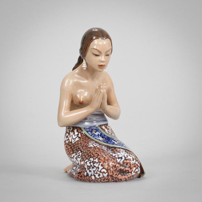 FIGURIN, porslin, Dahl Jensen, Danmark.