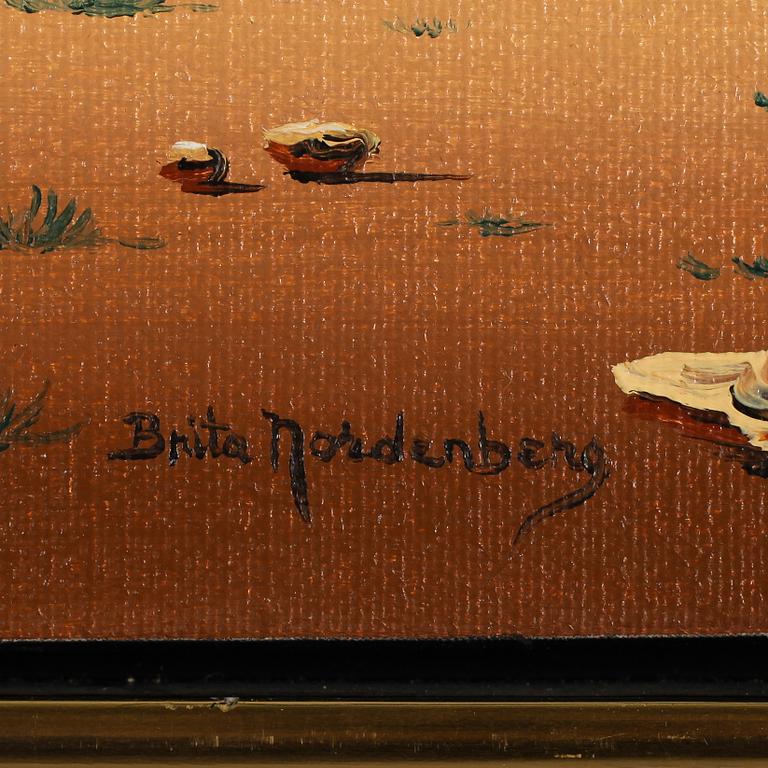 BRITA NORDENBERG, olja på duk, signerad.