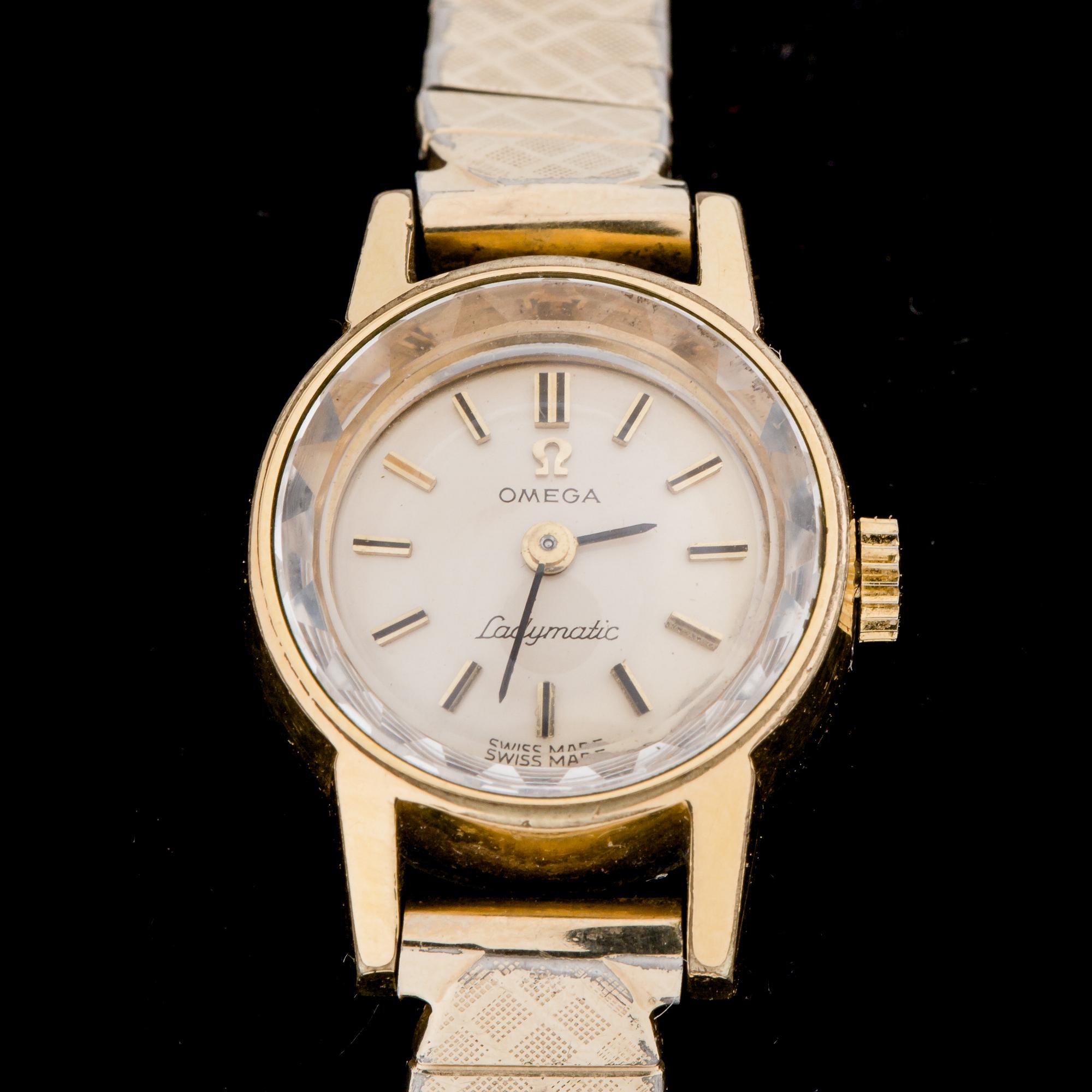 ARMBANDSUR, dam. Omega, Ladymatic. 1900-talets andra hälft.