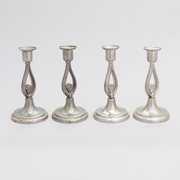 Paavo Tynell, ljusstakar, 4 st, modell 8022, Taito, 1920/30-tal.