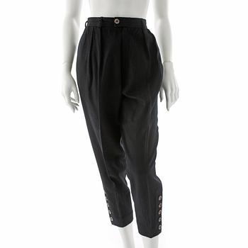 YVES SAINT LAURENT, a pair of wool blend pants.