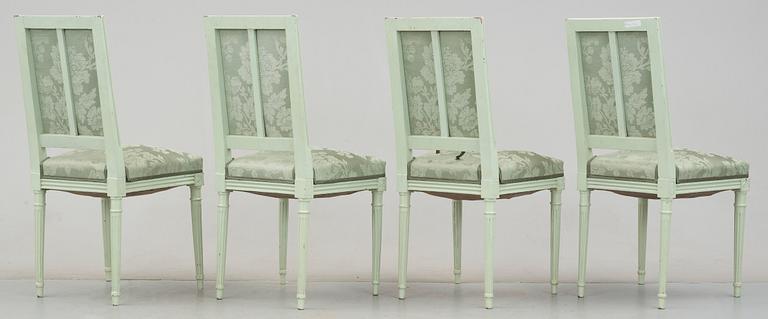 STOLAR, 4st, gustaviansk stil, tidigt 1900-tal.