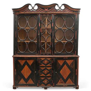 A late 19th century display cabinet.