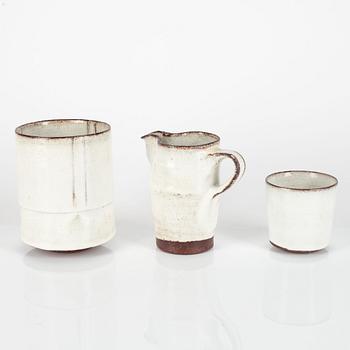 Mette Augustinus Poulsen, three vases, executed in her own studio, Risskov, Denmark.