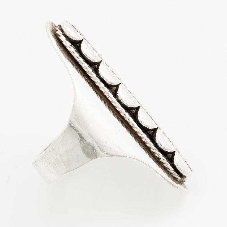 Rosa Taikon and Bernd Janusch, ring, silver, Stockholm.