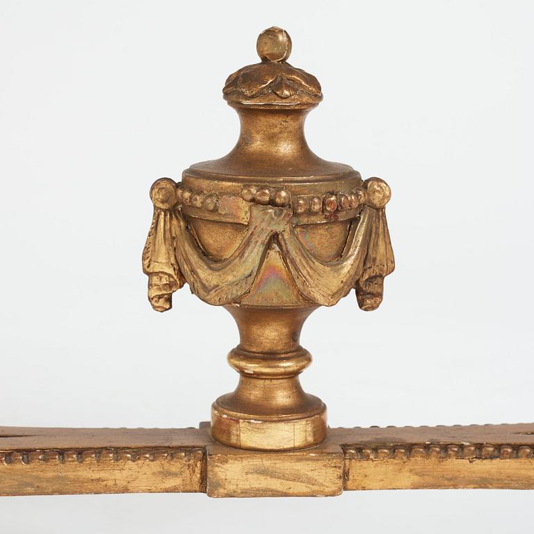 A late Gustavian console table, late 18th Century.