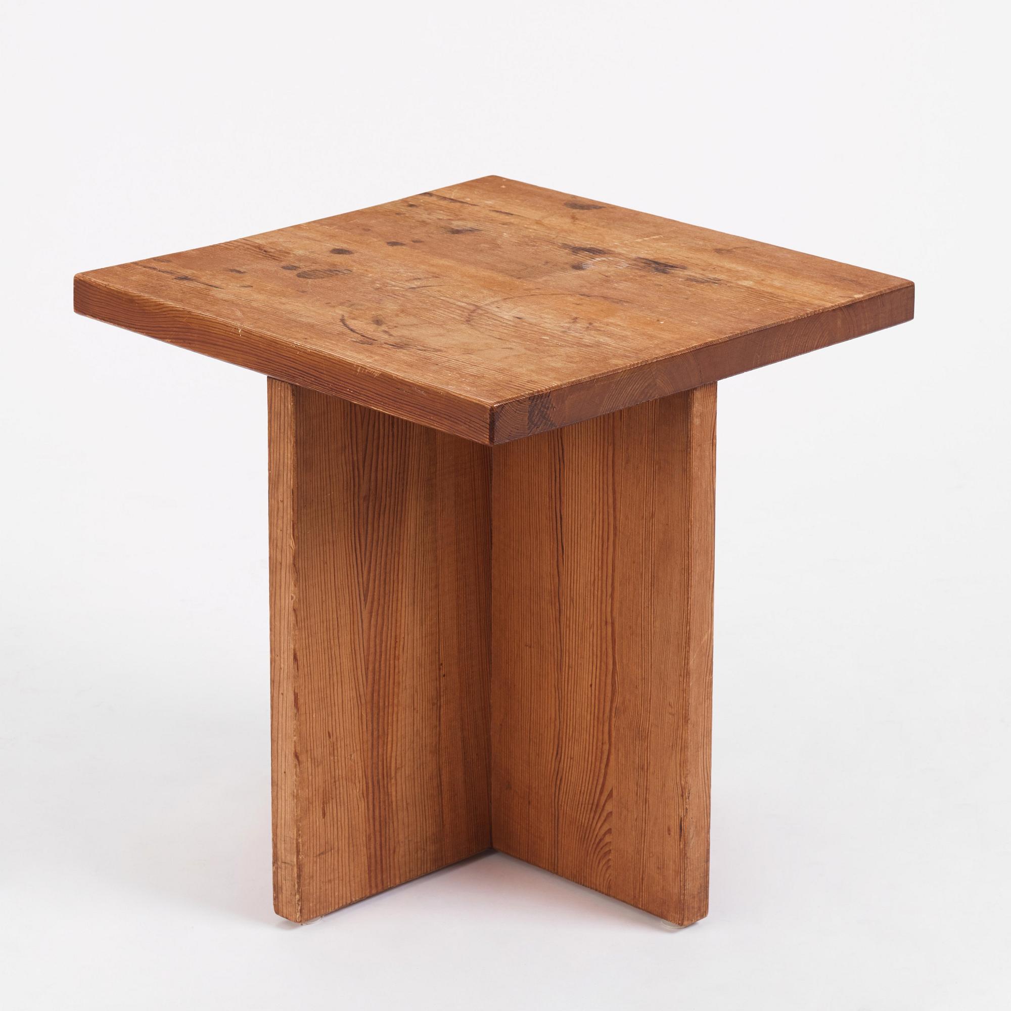 Axel Einar Hjorth, a "Lovö" stained pine table, Nordiska Kompaniet 1930s.