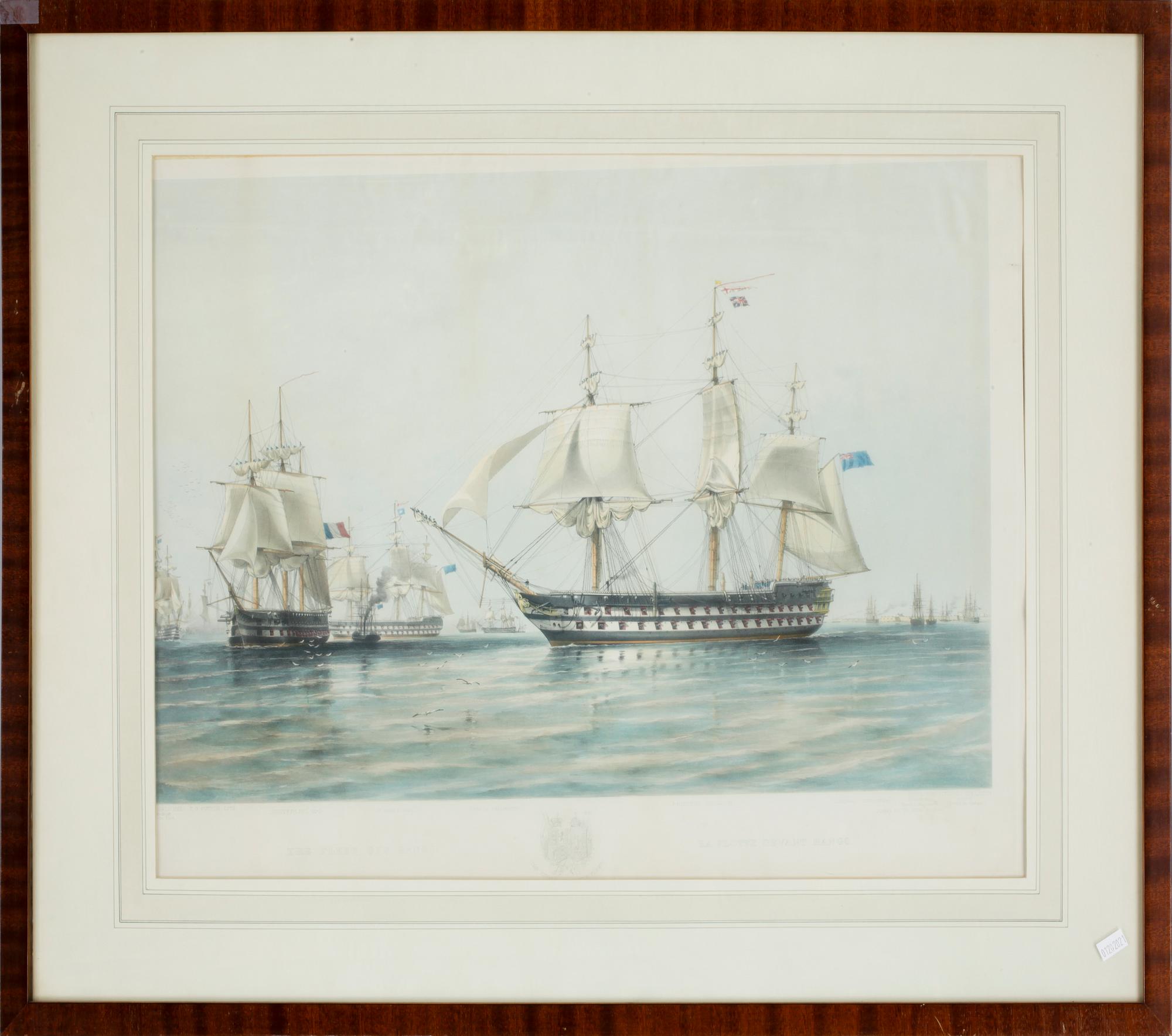 OSWALD WALTER BRIERLY, färglitografi, troligen 1800-tal.