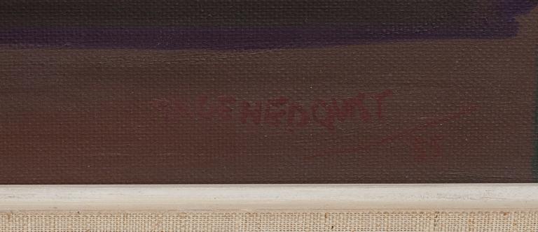 TAGE HEDQVIST, olja på duk, signerad.