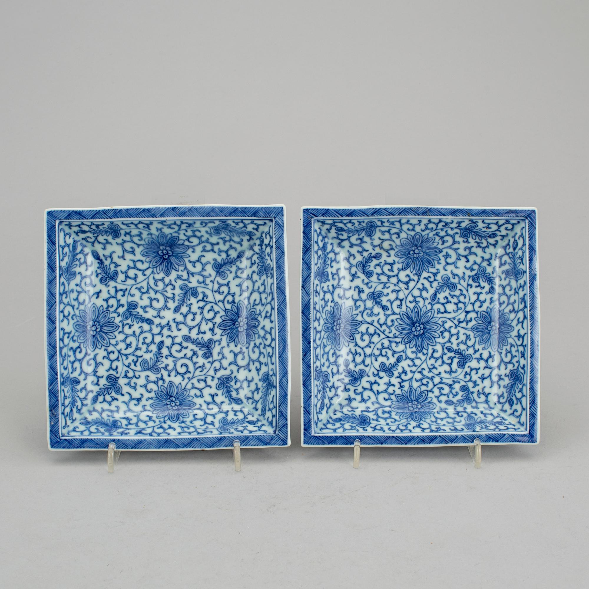 4 plates, 19th Century.