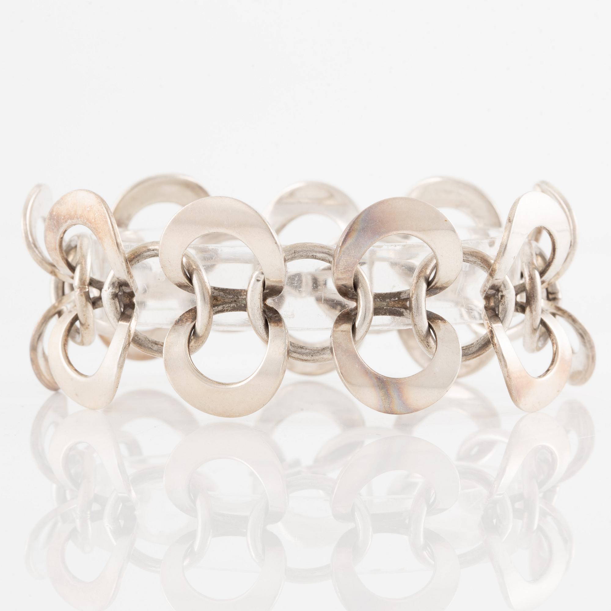 Bracelet, Alton, design K-E Palmberg, sterling silver.